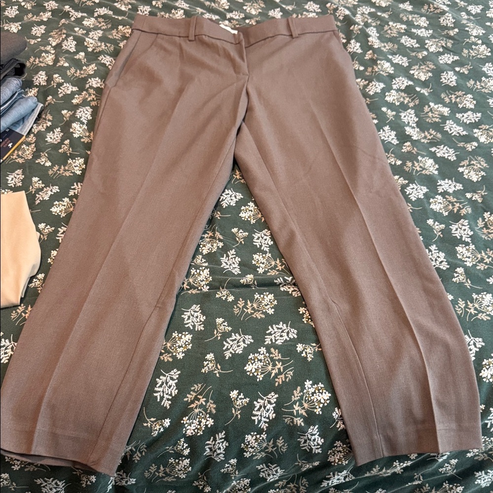 H&M Men's Elegant Brown Dress Pants